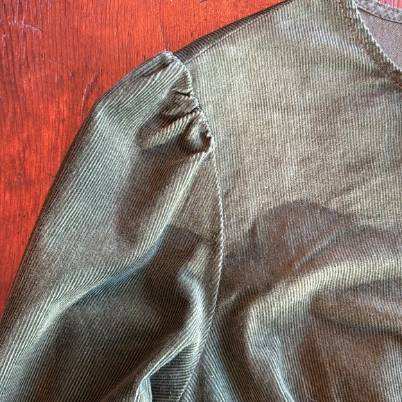 NWT Boden green corduroy dress US size 10P - Picture 4 of 7